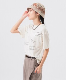 BEAMS BOY | ハンド ライティング Tシャツ(Tシャツ/カットソー)