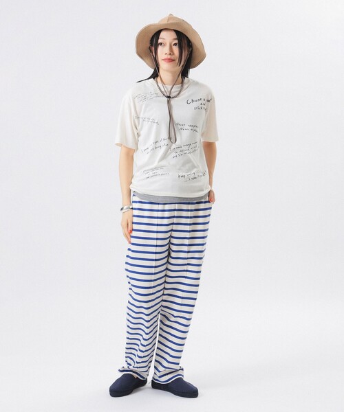 BEAMS BOY（ビームスボーイ）の「ハンド ライティング Tシャツ（Tシャツ/カットソー・レディース・ブラック/マルチ・ONE SIZE）」の15枚目の写真