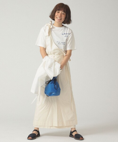 BEAMS BOY（ビームスボーイ）の「ハンド ライティング Tシャツ（Tシャツ/カットソー・レディース・ブラック/マルチ・ONE SIZE）」の19枚目の写真