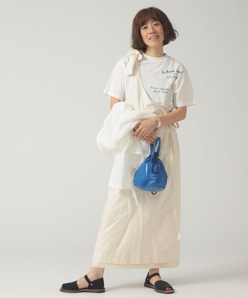 BEAMS BOY（ビームスボーイ）の「ハンド ライティング Tシャツ（Tシャツ/カットソー・レディース・ブラック/マルチ・ONE SIZE）」の20枚目の写真