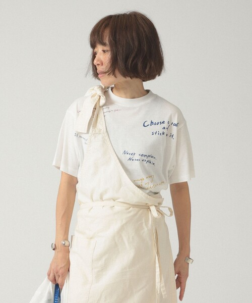 BEAMS BOY（ビームスボーイ）の「ハンド ライティング Tシャツ（Tシャツ/カットソー・レディース・ブラック/マルチ・ONE SIZE）」の21枚目の写真