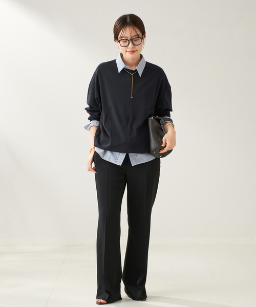 Plage - Plage SONOMA nuance ニット　黒ブラック38 plage（プラージュ）の「Nuance Knit プルオーバー（ニット/セーター