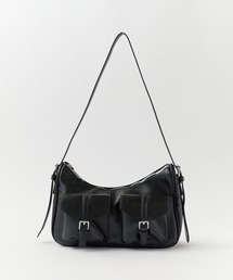 Chick | アウトポケットフェイクレザーショルダーバッグ / OutPocket FakeLeather Shoulder Bag(ショルダーバッグ)