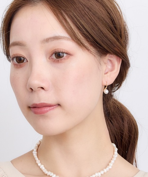 淡水パールピアス（ピアス（両耳用））｜Heartdance（ハート