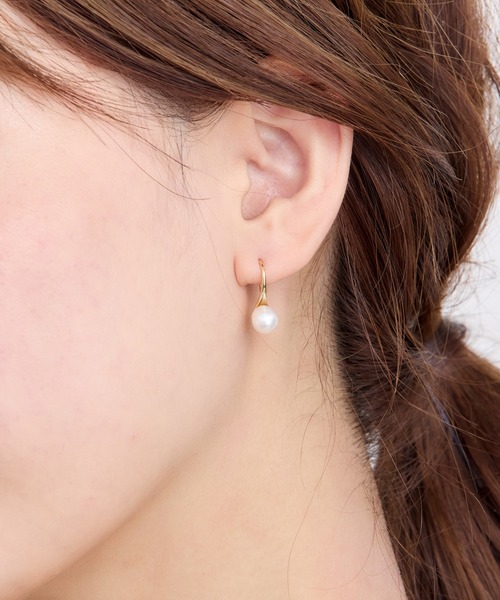 淡水パールピアス（ピアス（両耳用））｜Heartdance（ハート