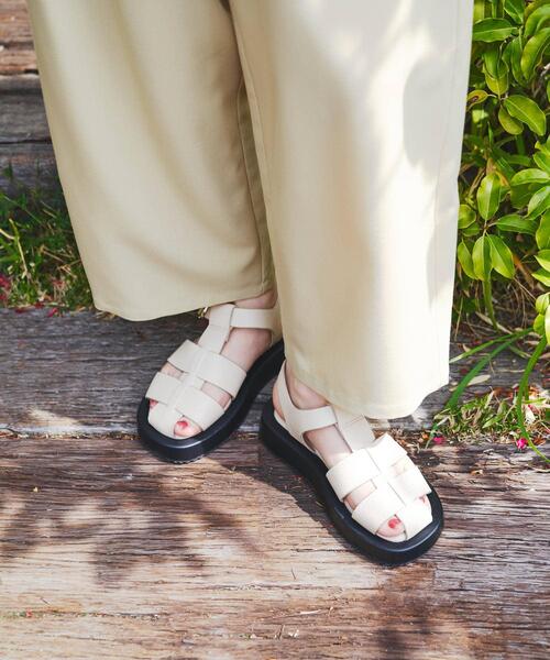 RODE SKO（ロデスコ）の「グルカサンダル（サンダル・レディース・オフホワイト/ブラック・36/37/38）」の22枚目の写真