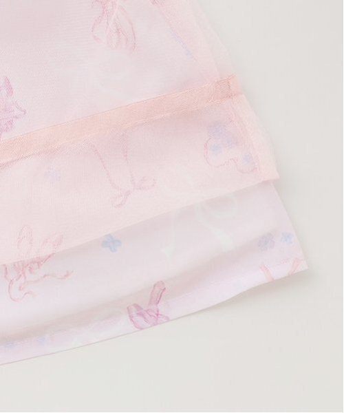 【美品】今季 メゾピアノ　フローラルバレエ柄ドッキングワンピース　90センチ mezzo piano ワンピース フローラルバレエ柄 ドッキング