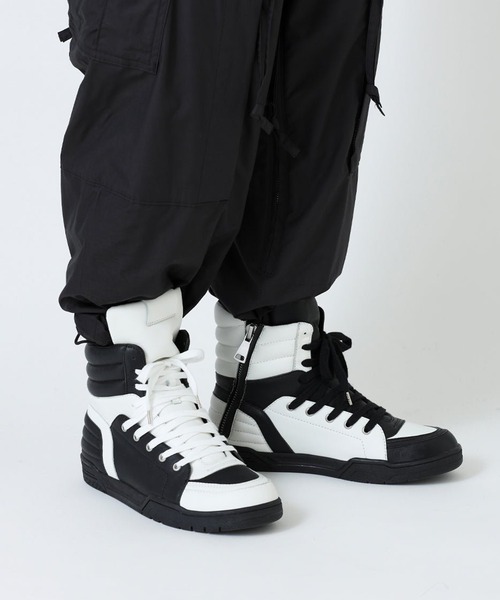 DIET BUTCHER（ダイエットブッチャー）の「DIET BUTCHER/ダイエットブッチャー SA GOAT LEATHER SNEAKER massive スニーカー（スニーカー・メンズ・ホワイト×ブラック/ブラック・36/43/44）」の11枚目の写真