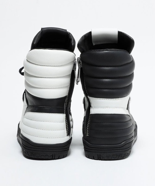 DIET BUTCHER（ダイエットブッチャー）の「DIET BUTCHER/ダイエットブッチャー SA GOAT LEATHER SNEAKER massive スニーカー（スニーカー・メンズ・ホワイト×ブラック/ブラック・36/43/44）」の6枚目の写真