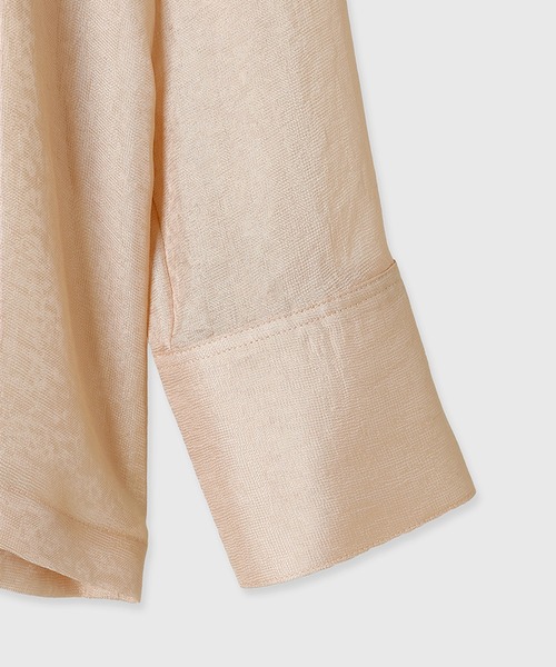 【yk】アニュアンス　シアーテーラードシャツ　BLK Sサイズ yk】アニュアンス シアーテーラードシャツ BLK Sサイズ ア