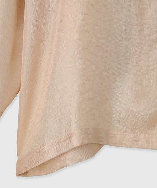 シアーテーラードシャツ（シャツ/ブラウス）｜anuans（ア