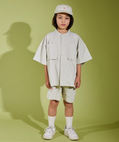 PAIRMANON STREET(ペアマノンストリート)の「【PAIRMANON STREET】マルチファンクション 吸水速乾 オーバーサイズ 半袖 シャツ(シャツ/ブラウス・キッズ・ホワイト系その他/カーキ/ブラック・150/110/100/160/130/140/120)」の20枚目の写真