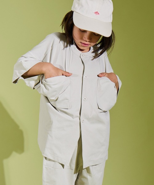 PAIRMANON STREET(ペアマノンストリート)の「【PAIRMANON STREET】マルチファンクション 吸水速乾 オーバーサイズ 半袖 シャツ(シャツ/ブラウス・キッズ・ホワイト系その他/カーキ/ブラック・150/110/100/160/130/140/120)」の21枚目の写真