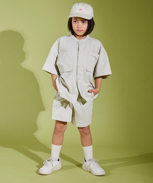 PAIRMANON STREET(ペアマノンストリート)の「【PAIRMANON STREET】マルチファンクション 吸水速乾 オーバーサイズ 半袖 シャツ(シャツ/ブラウス・キッズ・ホワイト系その他/カーキ/ブラック・150/110/100/160/130/140/120)」の22枚目の写真