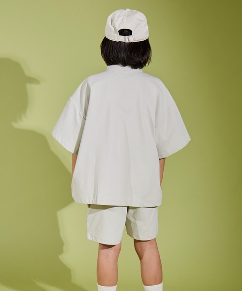 PAIRMANON STREET(ペアマノンストリート)の「【PAIRMANON STREET】マルチファンクション 吸水速乾 オーバーサイズ 半袖 シャツ(シャツ/ブラウス・キッズ・ホワイト系その他/カーキ/ブラック・150/110/100/160/130/140/120)」の5枚目の写真