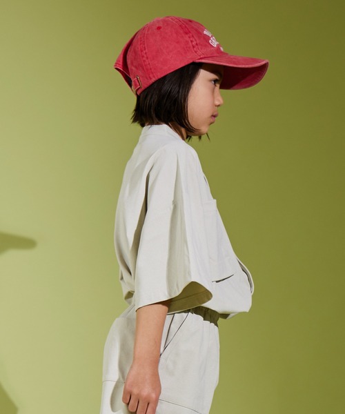 PAIRMANON STREET(ペアマノンストリート)の「【PAIRMANON STREET】マルチファンクション 吸水速乾 オーバーサイズ 半袖 シャツ(シャツ/ブラウス・キッズ・ホワイト系その他/カーキ/ブラック・150/110/100/160/130/140/120)」の9枚目の写真