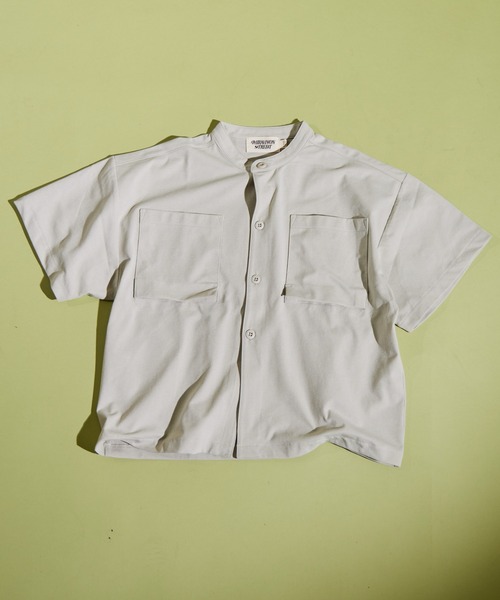 PAIRMANON STREET(ペアマノンストリート)の「【PAIRMANON STREET】マルチファンクション 吸水速乾 オーバーサイズ 半袖 シャツ(シャツ/ブラウス・キッズ・ホワイト系その他/カーキ/ブラック・150/110/100/160/130/140/120)」の10枚目の写真