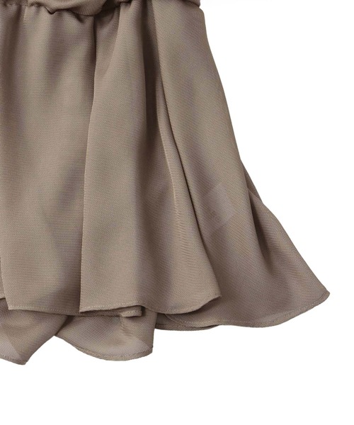 DRESSLAVE（ドレスレイブ）の「B7 / sheer peplum cami blouse(シアーペプラムキャミブラウス)（キャミソール・レディース・ブラウン/ブラック・38）」の11枚目の写真