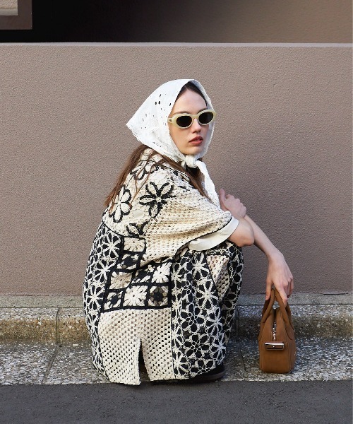 Mixed Lace Oversized Shirt/ミックスレースオーバーシャツ