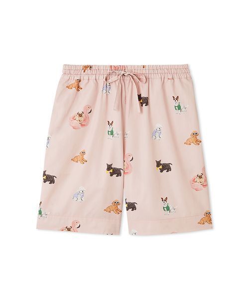 セール】【UNISEX】SUMMER DOG総柄ハーフパンツ（ルームウェア
