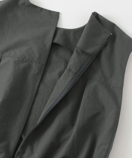 EKAL（エカル）の「『吸水速乾/軽量』DotAir JUMPSUITS（サロペット/オーバーオール・レディース・ブラック/チャコールグレー・ONE）」の22枚目の写真