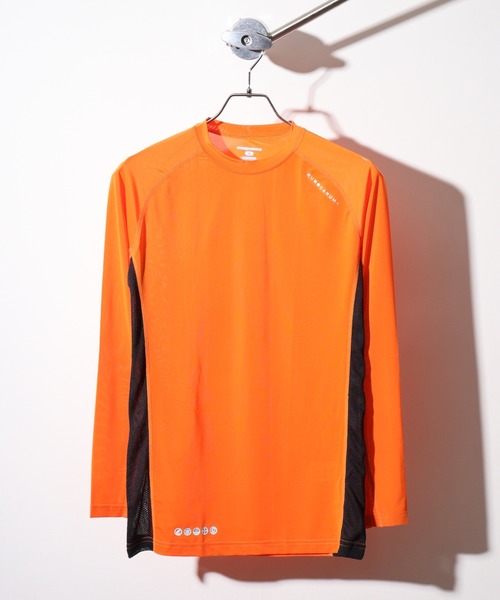 FUNALIVE(ファンアライブ)の「長袖コンプレッション(Tシャツ/カットソー・メンズ・グリーン/パープル/レッド/オレンジ/ブラック・M/LL/L)」の5枚目の写真