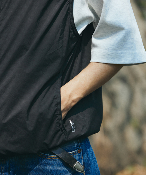 DAIWA（ダイワ）の「DAIWA / ダイワ 別注 PERTEX(R) ライトウェイトベスト（その他アウター・メンズ・ブラック/ネイビー・MEDIUM/LARGE）」の17枚目の写真