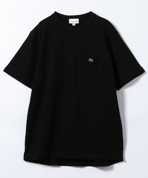 LACOSTE（ラコステ）の「LACOSTE/ラコステ ﾗｺｽﾃ ｶﾉｺ ﾜﾝﾎﾟｲﾝﾄTEE（Tシャツ/カットソー・メンズ・ブラック/ホワイト/ネイビー・4/5/6）」の2枚目の写真
