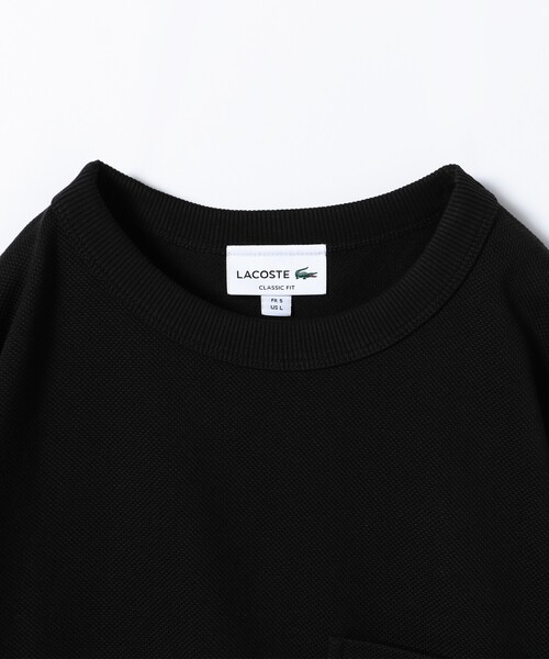 LACOSTE（ラコステ）の「LACOSTE/ラコステ ﾗｺｽﾃ ｶﾉｺ ﾜﾝﾎﾟｲﾝﾄTEE（Tシャツ/カットソー・メンズ・ブラック/ホワイト/ネイビー・4/5/6）」の5枚目の写真