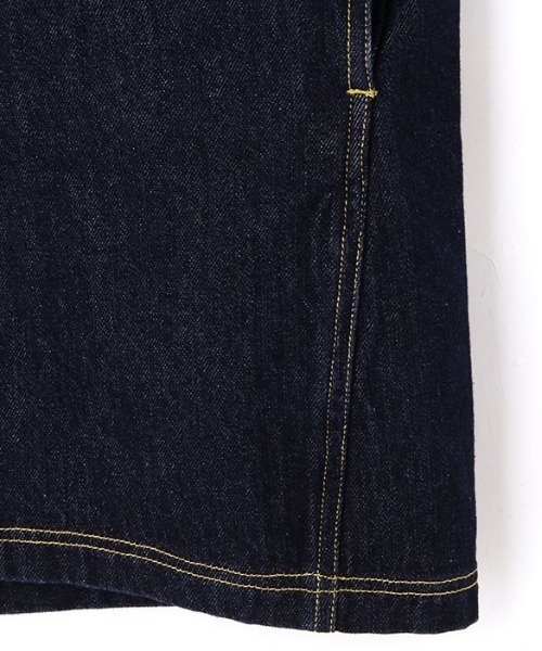 セール】EDWIN×ETRE TOKYOスリーブレスデニムミニワンピース