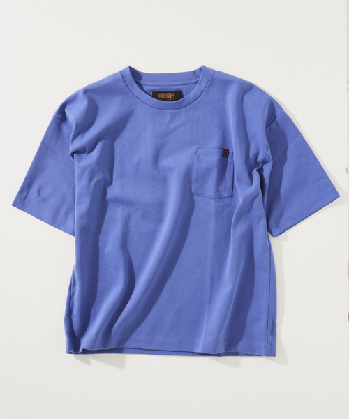 JOURNAL STANDARD relume(ジャーナルスタンダード レリューム)の「UNIVERSAL OVERALL/ユニバーサルオーバーオール 別注 ポンチTシャツ(Tシャツ/カットソー・メンズ・ブラック/チャコールグレー/ホワイト/ベージュ系その他/ブルー系その他・SMALL/MEDIUM/LARGE)」の5枚目の写真