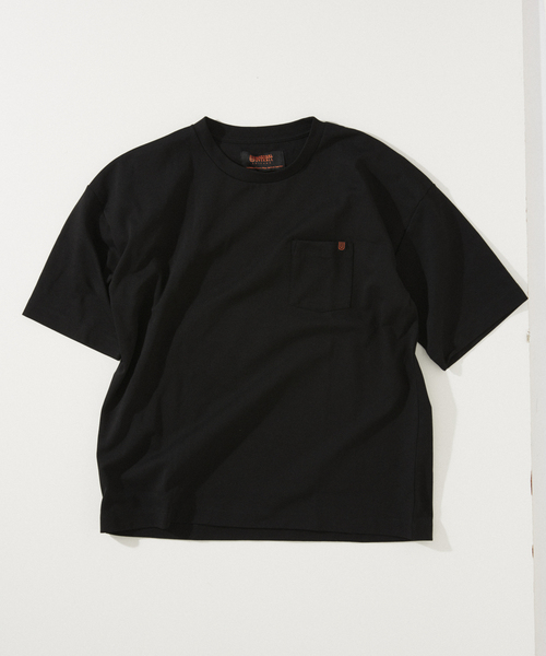 JOURNAL STANDARD relume(ジャーナルスタンダード レリューム)の「UNIVERSAL OVERALL/ユニバーサルオーバーオール 別注 ポンチTシャツ(Tシャツ/カットソー・メンズ・ブラック/チャコールグレー/ホワイト/ベージュ系その他/ブルー系その他・SMALL/MEDIUM/LARGE)」の7枚目の写真