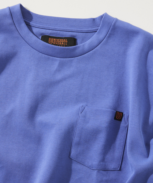 JOURNAL STANDARD relume(ジャーナルスタンダード レリューム)の「UNIVERSAL OVERALL/ユニバーサルオーバーオール 別注 ポンチTシャツ(Tシャツ/カットソー・メンズ・ブラック/チャコールグレー/ホワイト/ベージュ系その他/ブルー系その他・SMALL/MEDIUM/LARGE)」の12枚目の写真