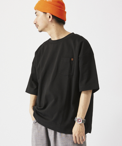 JOURNAL STANDARD relume(ジャーナルスタンダード レリューム)の「UNIVERSAL OVERALL/ユニバーサルオーバーオール 別注 ポンチTシャツ(Tシャツ/カットソー・メンズ・ブラック/チャコールグレー/ホワイト/ベージュ系その他/ブルー系その他・SMALL/MEDIUM/LARGE)」の15枚目の写真