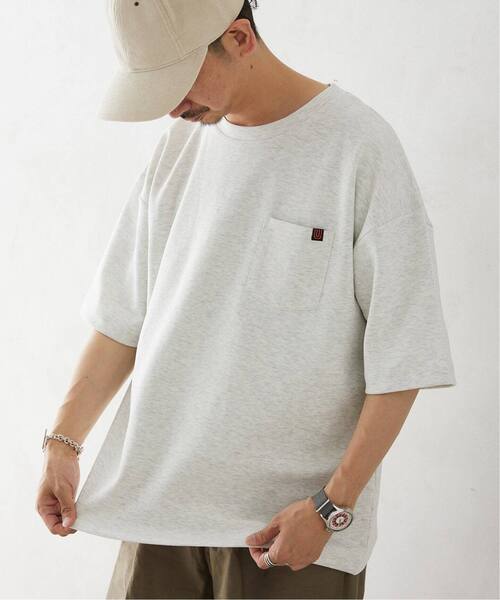 JOURNAL STANDARD relume(ジャーナルスタンダード レリューム)の「UNIVERSAL OVERALL/ユニバーサルオーバーオール 別注 ポンチTシャツ(Tシャツ/カットソー・メンズ・ブラック/チャコールグレー/ホワイト/ベージュ系その他/ブルー系その他・SMALL/MEDIUM/LARGE)」の20枚目の写真