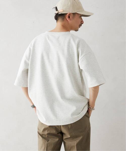 JOURNAL STANDARD relume(ジャーナルスタンダード レリューム)の「UNIVERSAL OVERALL/ユニバーサルオーバーオール 別注 ポンチTシャツ(Tシャツ/カットソー・メンズ・ブラック/チャコールグレー/ホワイト/ベージュ系その他/ブルー系その他・SMALL/MEDIUM/LARGE)」の21枚目の写真