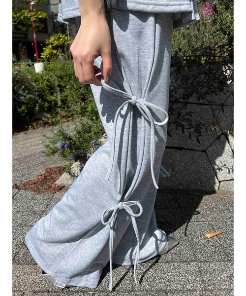 WC(ダブル シー)の「スカートレイヤードスウェットパンツ(スウェットパンツ・レディース・グレー/ブラック・FREE)」の20枚目の写真