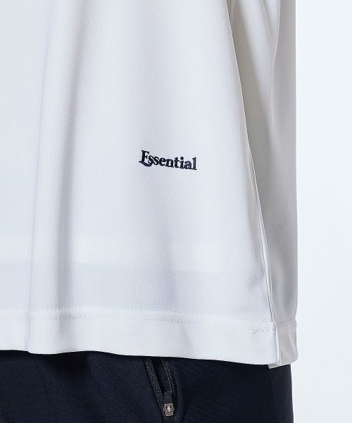 ESSENTIAL(エッセンシャル)の「スムースジャージタンクトップ(Tシャツ/カットソー・レディース・ブラック/オフホワイト・FREE)」の11枚目の写真