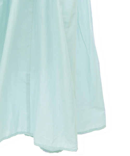 SOFFITTO（ソフィット）の「インド綿配色ゴムシャーリングギャザースカート（スカート・レディース・ミント/ブラック/ホワイト・S/M）」の18枚目の写真