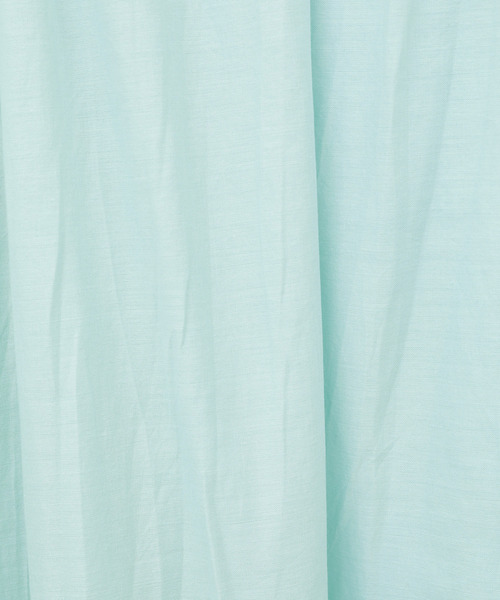 SOFFITTO（ソフィット）の「インド綿配色ゴムシャーリングギャザースカート（スカート・レディース・ミント/ブラック/ホワイト・S/M）」の19枚目の写真