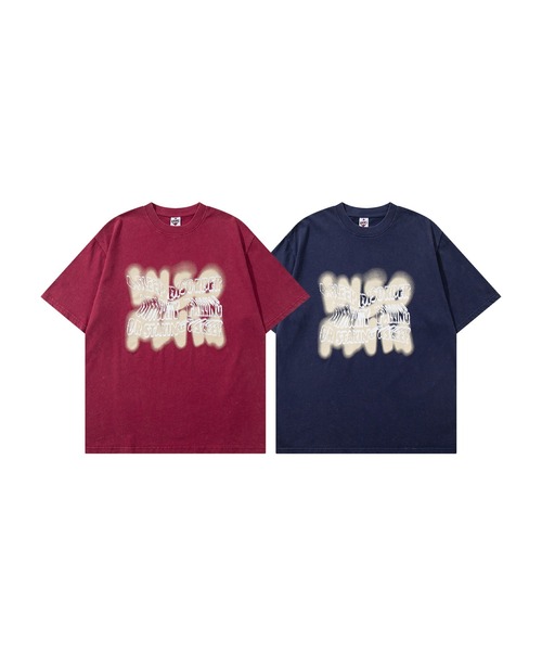 HOOK(フック)の「HOOK -original- ヴィンテージ風ウォッシュプリントビッグTEE (SS)(Tシャツ/カットソー・メンズ・ブラック/ネイビー/グレー/ワインレッド・X-LARGE/MEDIUM/LARGE)」の6枚目の写真