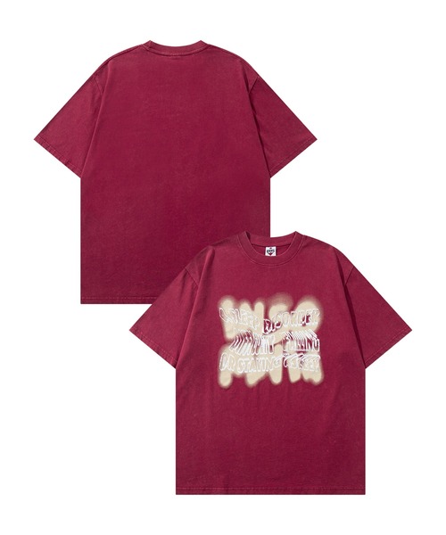 HOOK(フック)の「HOOK -original- ヴィンテージ風ウォッシュプリントビッグTEE (SS)(Tシャツ/カットソー・メンズ・ブラック/ネイビー/グレー/ワインレッド・X-LARGE/MEDIUM/LARGE)」の7枚目の写真