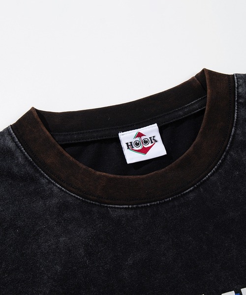 HOOK(フック)の「HOOK -original- ヴィンテージ風ウォッシュプリントビッグTEE (SS)(Tシャツ/カットソー・メンズ・ブラック/ネイビー/グレー/ワインレッド・X-LARGE/MEDIUM/LARGE)」の20枚目の写真