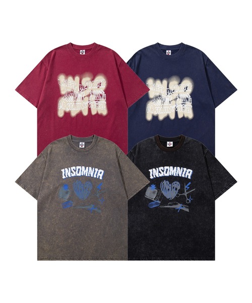 HOOK(フック)の「HOOK -original- ヴィンテージ風ウォッシュプリントビッグTEE (SS)(Tシャツ/カットソー・メンズ・ブラック/ネイビー/グレー/ワインレッド・X-LARGE/MEDIUM/LARGE)」の5枚目の写真