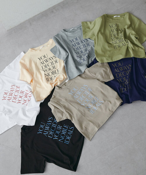 WEB限定】ALWAYSコンパクトTシャツ（Tシャツ/カットソー）｜DISCOAT