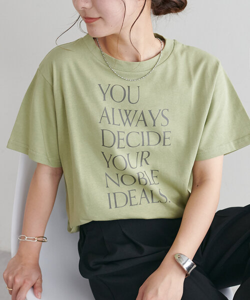 Tシャツ・カットソー [NAVIVERSE] Clova Top : 2color COLOR HAS NO VOICE T(Tシャツ)｜トップス