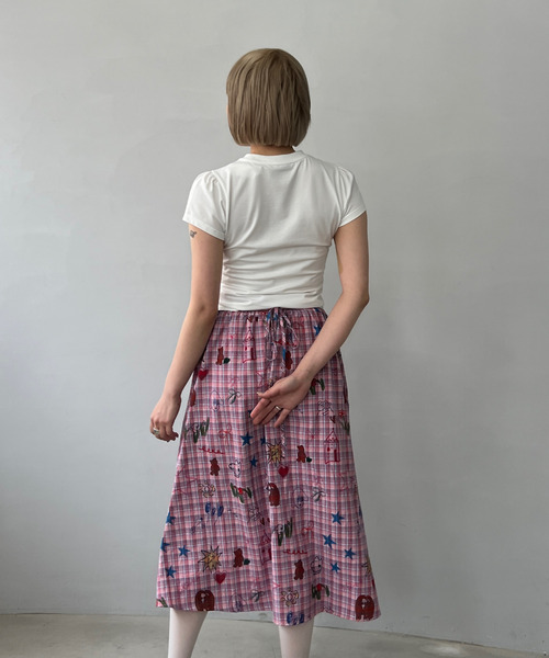 カラフル花柄 半袖テニスウェア スカート付きローチェ 24SS 新作テニスコレクション 第2弾予約販売開始！| FILA 公式サイト