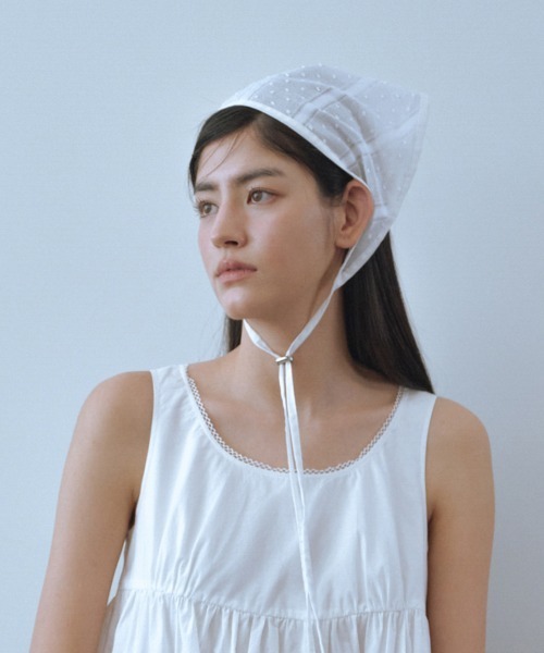 clor(クロル)の「EYELET KERCHIEF(その他ヘアアクセサリー・レディース・ホワイト・FREE)」の1枚目の写真