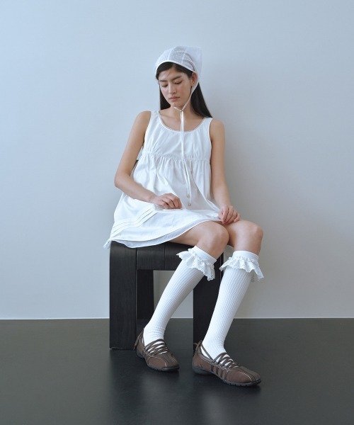 clor(クロル)の「EYELET KERCHIEF(その他ヘアアクセサリー・レディース・ホワイト・FREE)」の2枚目の写真