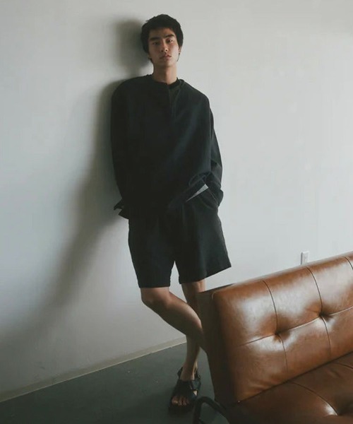 alvana】NATURAL TWILL SHORT PANTS / インクブラック [ALV（その他